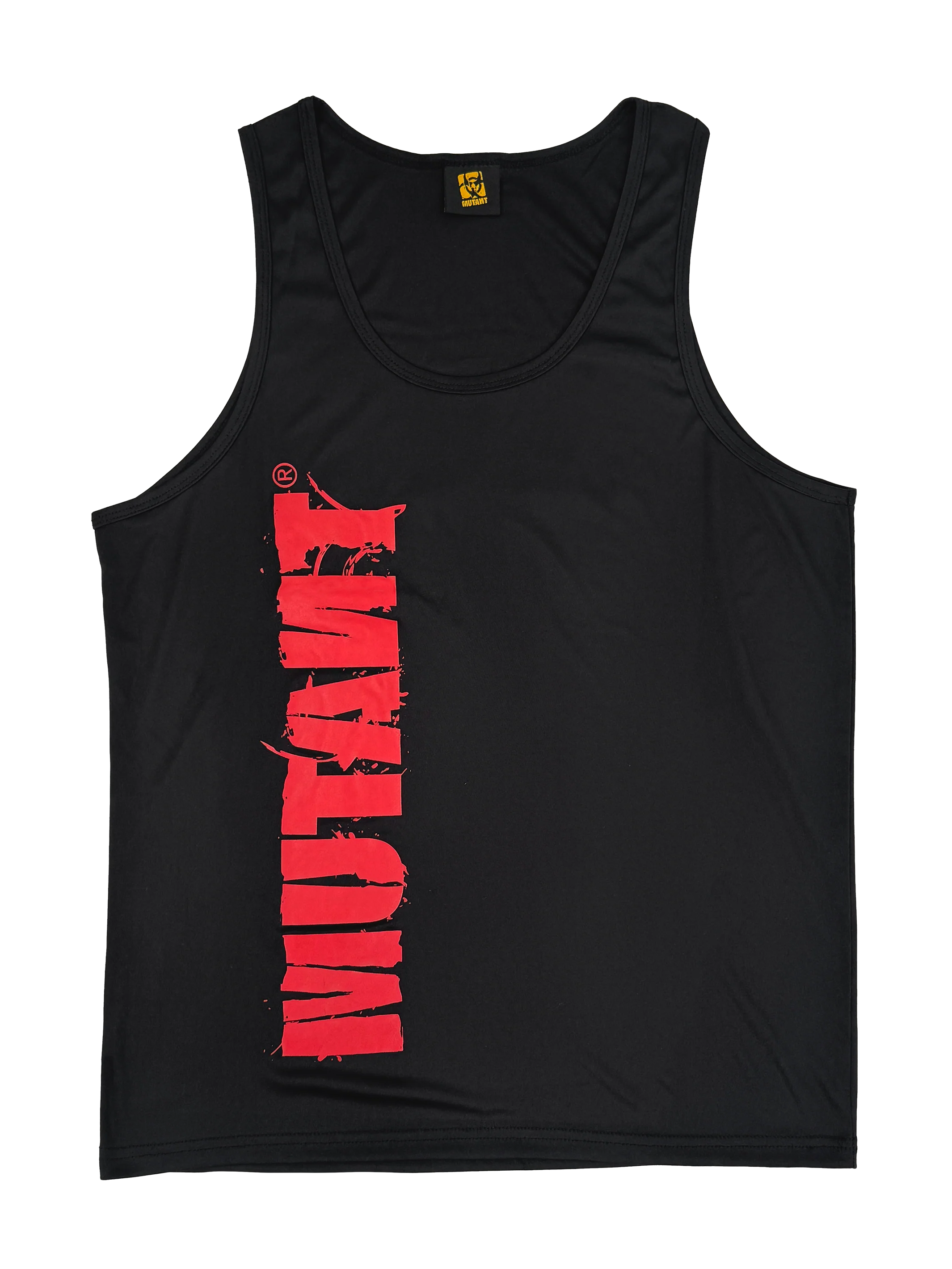 MUTANT® BORN HARDCORE HARDLINE TANK TOP GYM SHIRT (BLACK & RED)