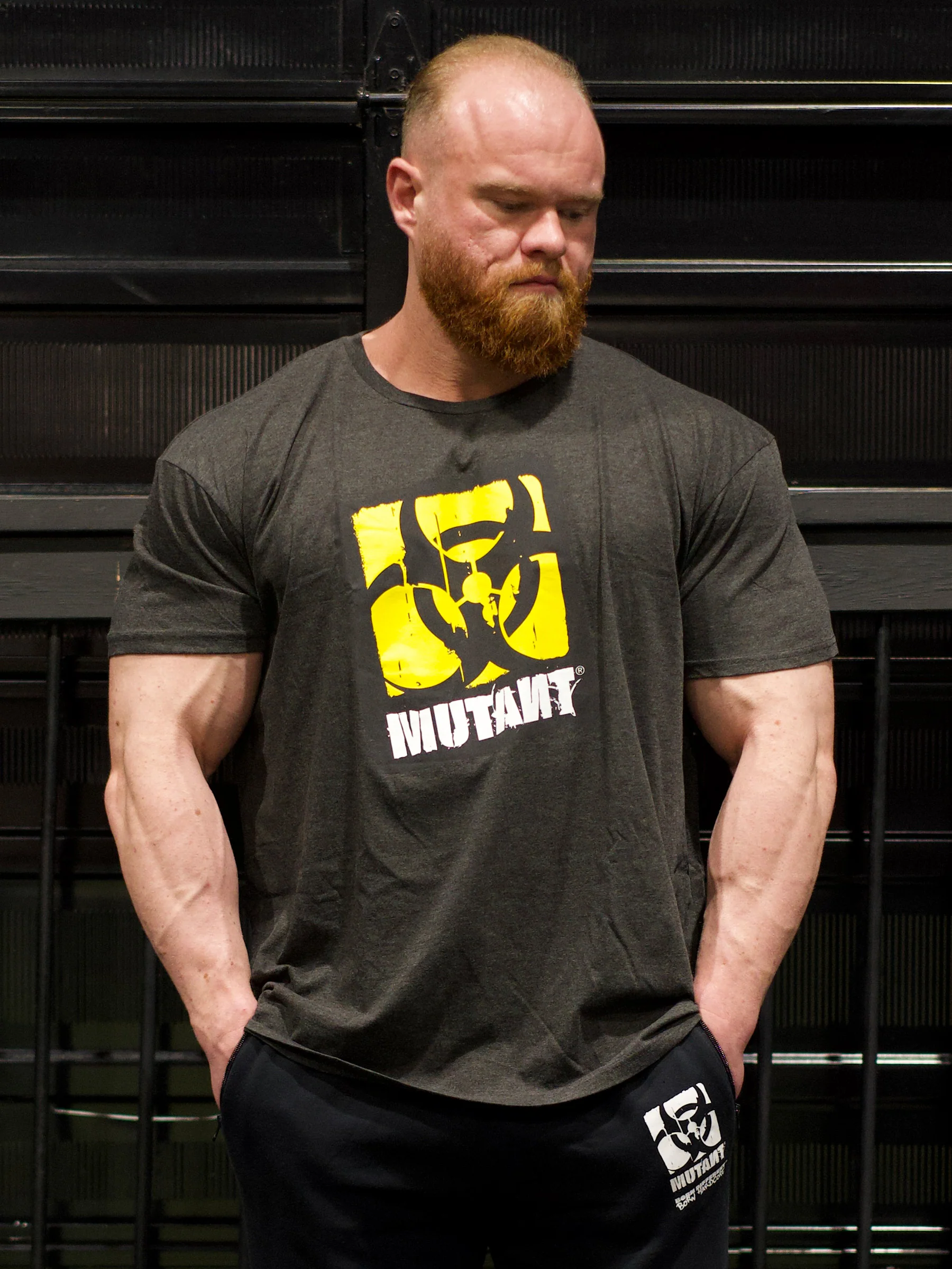 MUTANT® BORN HARDCORE SKULL GYM T-SHIRT 4XL - Image 3