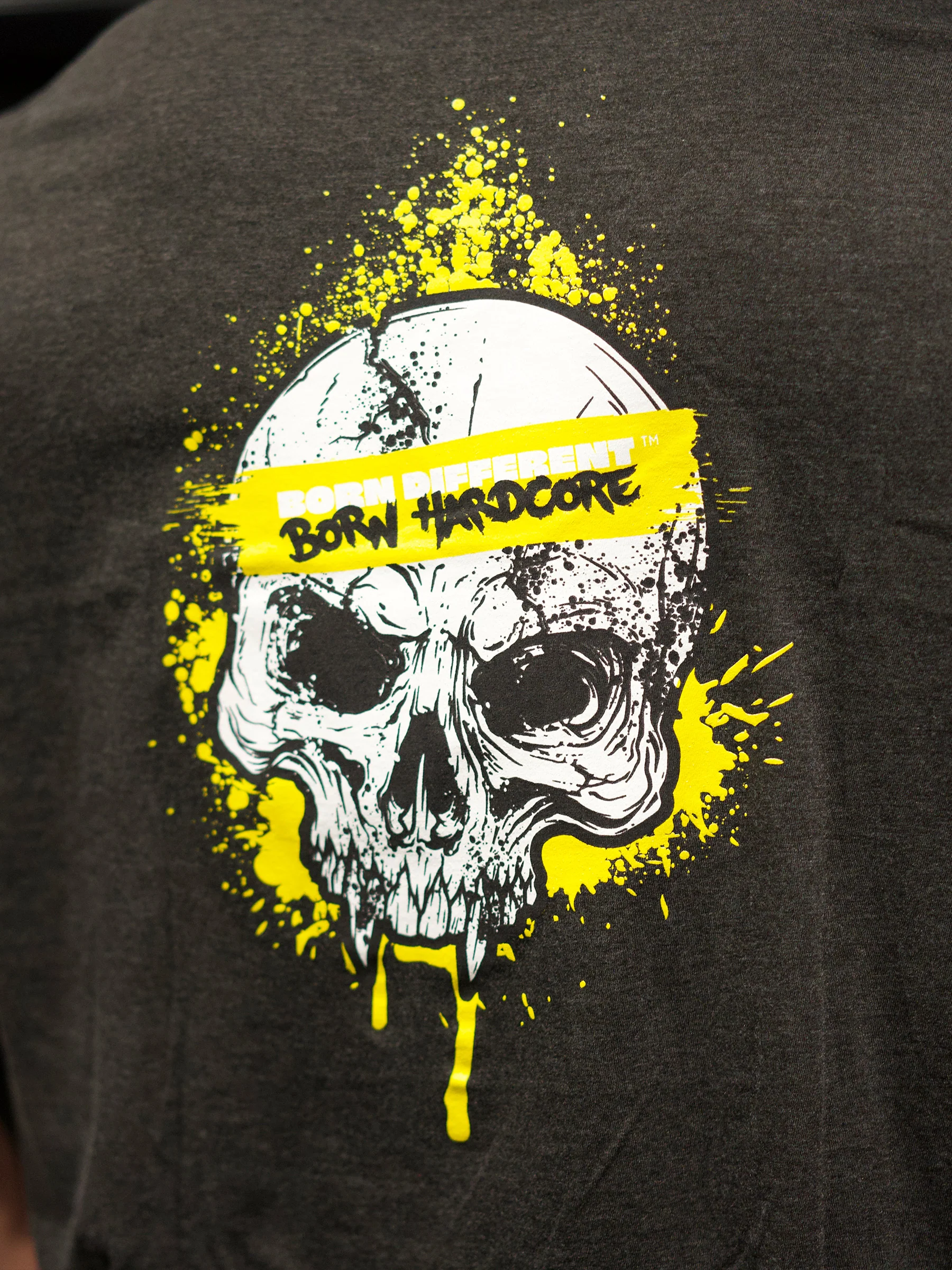 MUTANT® BORN HARDCORE SKULL GYM T-SHIRT 4XL - Image 6
