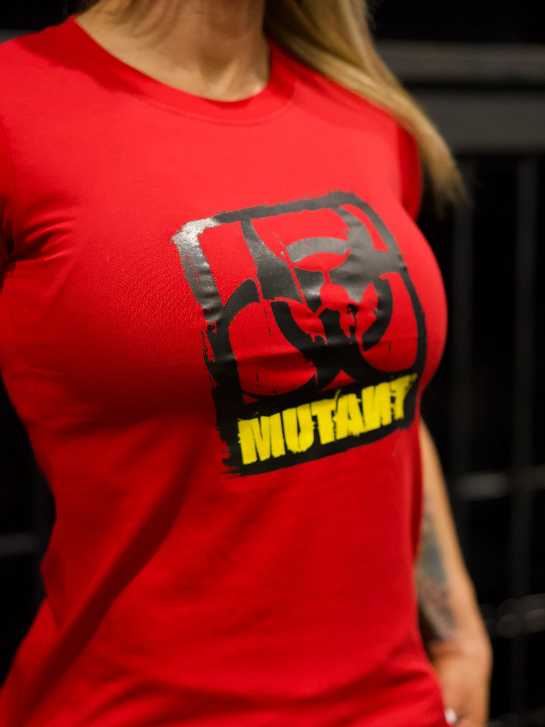 MUTANT® BORN HARDCORE WOMEN’S BOLD GYM T-SHIRT L XL 2XL - Image 5